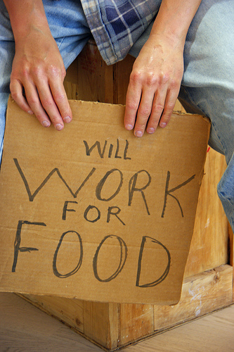 work for food
